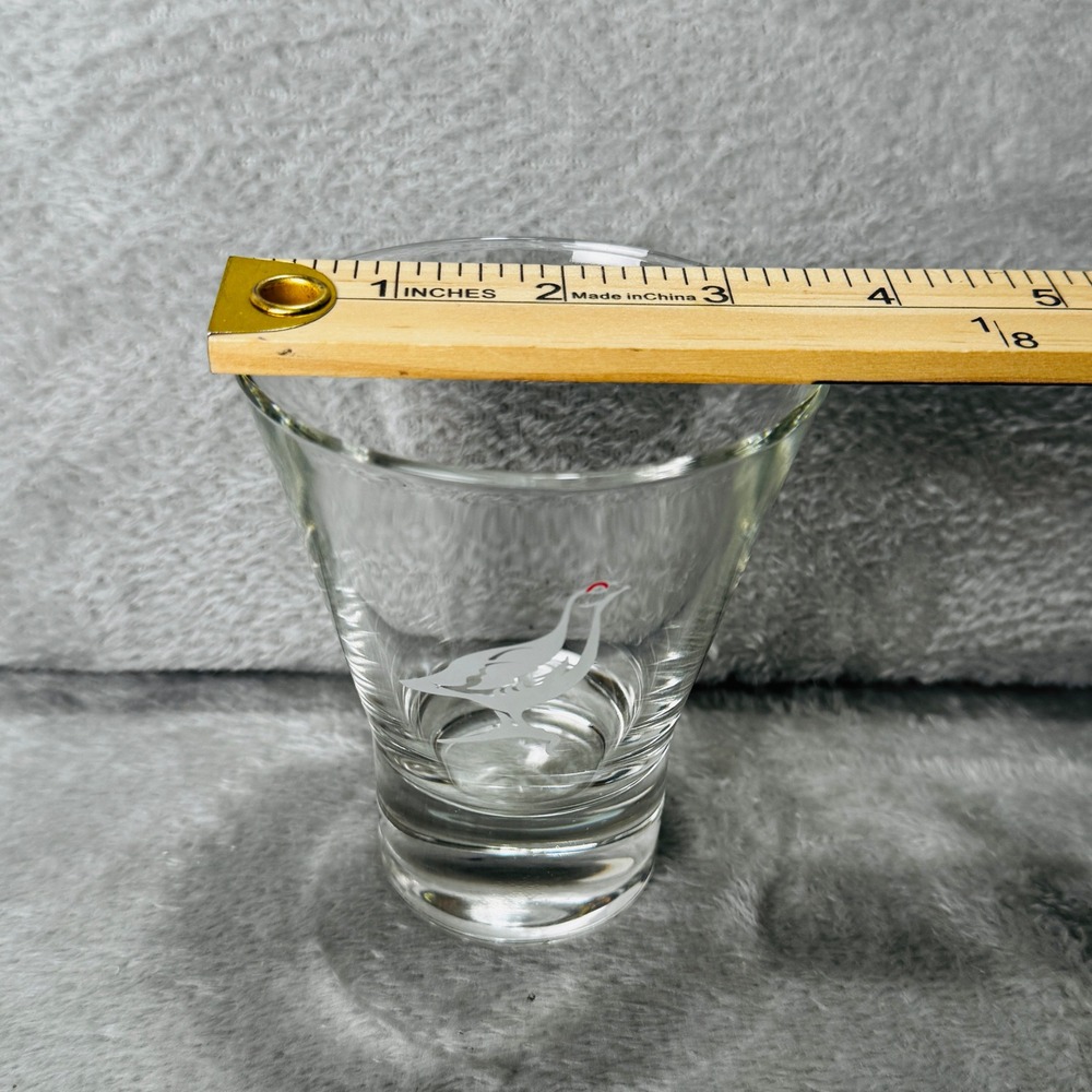 Etched Partridge Quail Whiskey Glass Rocks Glass Bird Hunting Barware Heavy Base - Picture 6 of 6